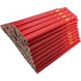 thumbnail image 4 of WWS-(R) Carpenters Pencil Set Hard Lead for Woodworking Marking 7" / 175mm Red 72pcs, 4 of 4