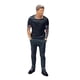 thumbnail image 2 of Figura de personas a escala 1/64, figura de hombre joven pintada a mano, figura en miniatura para escena DIY, diseño de accesorios de fotografía para negro, 2 of 8