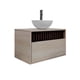 thumbnail image 3 of Gabinete de Baño Minimalista con Lavamanos Integrado, Mueble para Baño, Diseño Moderno con Puerta y Lambrín., 3 of 6