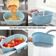 thumbnail image 5 of Fregadero de cocina Desagüe Colador Cesta Compost Fregadero de esquina Cisne Cesta Colador Fregadero de esquina Fregadero Colador Triángulo Fregadero de cocina multifunción (Azul) JAMW Sencillez, 5 of 5