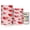Red Paper Hearts, variant on Set of 2 Flameless Candles Lights with Remote Control Flickering LED Candles Electric Candles for Home Decor Parties Pink Dreamy Heart