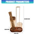 thumbnail image 3 of 2 In 1 Incenses Burners Tray with Removable Glass Ashes Catcher Base Incenses Stand Holder for Home Decors, 3 of 9