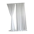 thumbnail image 3 of 2 Pieces Wedding Curtains Photo Curtain Decorative Drapes Soft Fabric with Rod Pocket for Photography Stage, 3 of 9