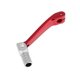 thumbnail image 1 of Palanca de cambio de motocicleta plegable para Honda CRF150F 2003-2017, aleación de aluminio, palanca de cambio roja con cabeza plateada, 1 of 6