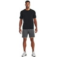 thumbnail image 2 of Under Armour Men's HeatGear Compression 6\&q; Shorts (Khaki Beige, XL), 2 of 3