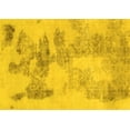 thumbnail image 1 of Ahgly Company Indoor Rectangle Abstract Yellow Modern Area Rugs, 5' x 7', 1 of 4