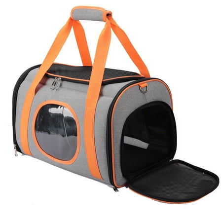 FL Outdoors Cat Carriers Shoulder Bag Breathable Travel Kitten Puppy Transportation Slings Bags Portable Cat Handbag Pet Supplies