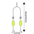 thumbnail image 5 of 5PCS Fishing Double Hook, Double Reverse Hook Set, Reverse Bottom Line Free Floating, 5 of 5
