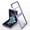 Purple, variant on SaniMore for Samsung Galaxy Z Flip 4 Electroplating Folding Case, Rugged PC High Transparent [Not Yellowing Technology] Full Body Protective Case for Samsung Z Flip 4 Women Men, Blue