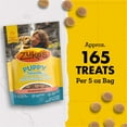 thumbnail image 3 of Zuke's Puppy Naturals Dog Training Treats, Salmon & Chickpea Recipe, Tender Chews, 5 oz Pouch, 3 of 11