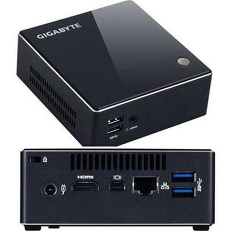 Gigabyte Brix Gb-bxi5h-4200 Desktop Computer - Intel Core I5 I5-4200u 1.60 Ghz - Mini Pc - Intel Hd 4400 - Wireless Lan - Bluetooth (gb-bxi5h-4200)