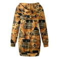 thumbnail image 6 of Drses‌‌ ‌‌‌‌‌‌‌‌‌‌‌‌‌‌‌‌‌‌‌‌‌‌‌‌‌‌‌‌‌‌Women's Halloween Hoodie Dress - Long Sleeve Graphic Pullover with Pockets Spooky Casual Outfit, 6 of 7