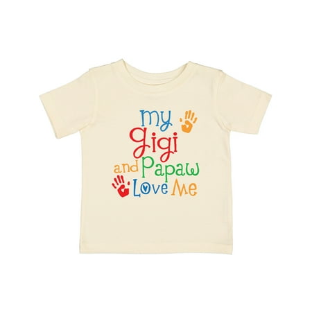 

Inktastic Gigi and Papaw Love Me Grandchild Gift Baby Boy or Baby Girl T-Shirt