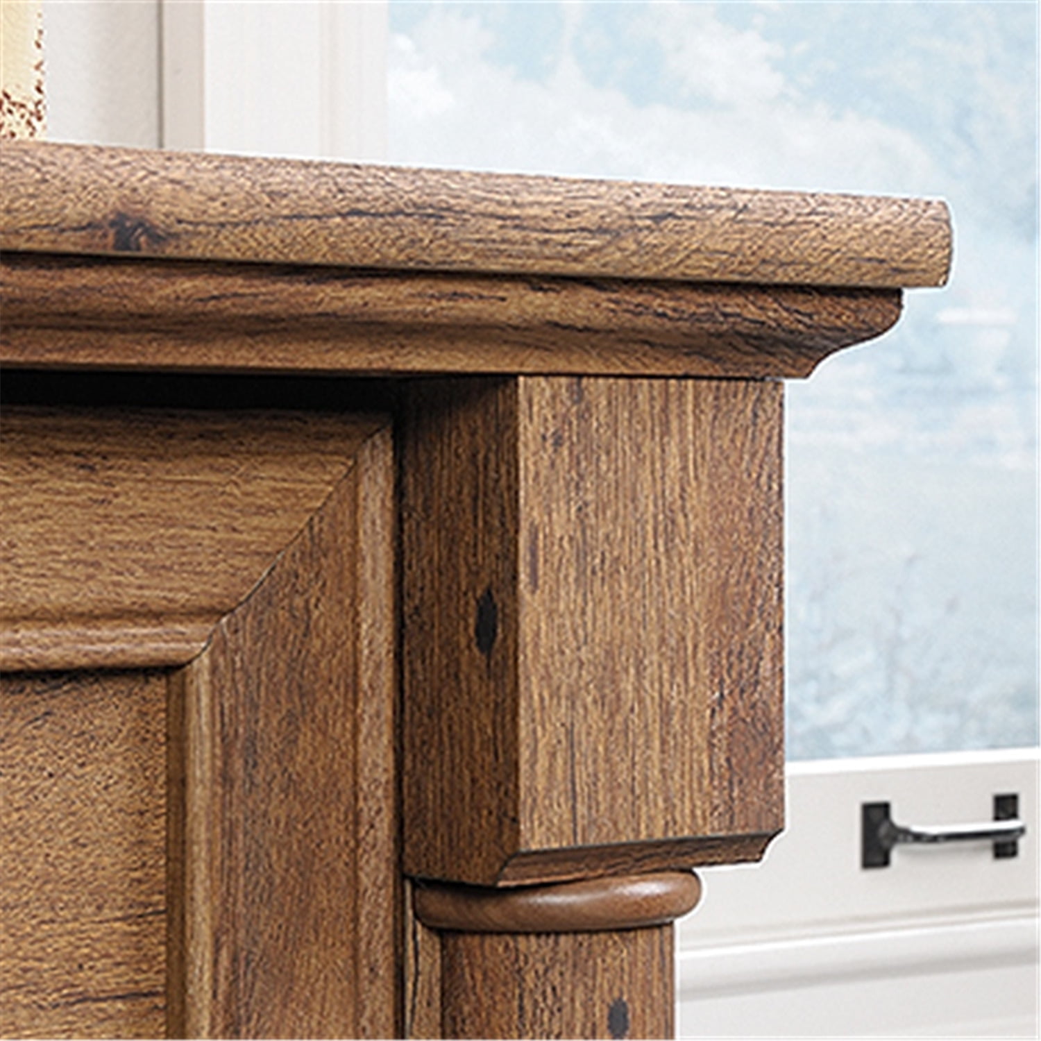 Sauder Palladia Engineered Wood 2-Drawer Lateral File Cabinet in Wind Oak