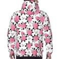 thumbnail image 7 of Fotbe Men's Hoodie with Rose Flowers Pattern - Kangaroo Pocket Pullover Hooded Sweatshirt, Perfect for Daily Wear, Travel, and Home-4X-Large, 7 of 7
