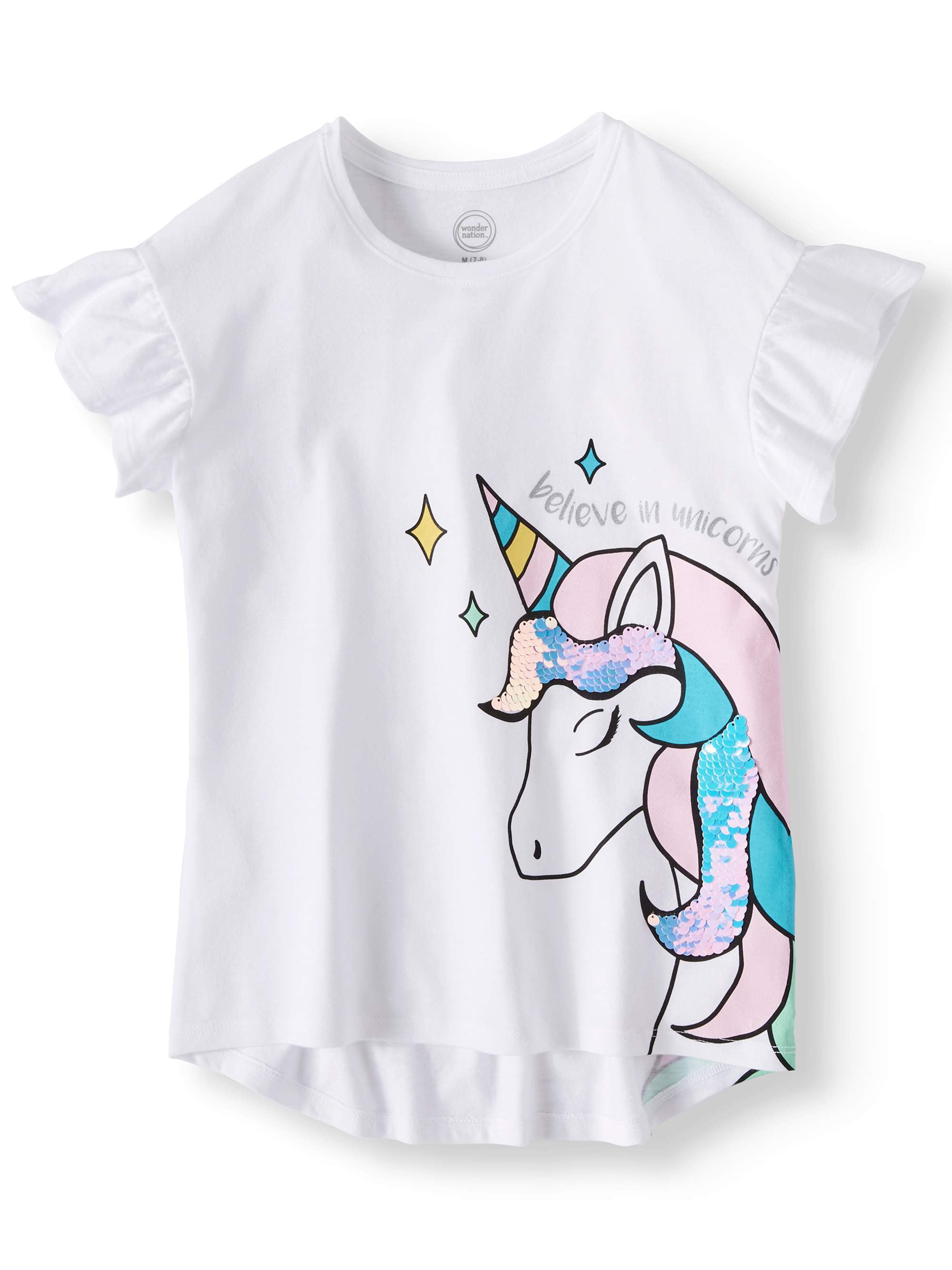 little girl flip sequin shirt