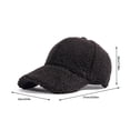 thumbnail image 3 of Minnieouse Gorra de baloncesto ajustable Otoño Invierno engrosada Unisex deportes al aire libre senderismo nieve esquí patinaje sombrero térmico de moda Sombreros Negro Minnieouse AP013213-04, 3 of 6