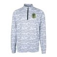 thumbnail image 2 of Men's-Cutter & Buck  Charcoal Nashville SC Big & Tall Traverse Stretch Eco Camo Print Quarter-Zip Pullover Top, 2 of 3