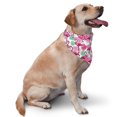 thumbnail image 2 of Disketp Flamingo Dog Bandanas 1PC Triangle Adjustable Puppy Bandana Bib Handkerchief for Large Medium Girl Dogs Pets Gift, 2 of 6