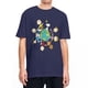 thumbnail image 3 of Camiseta de Peanuts, Charlie Brown y Snoopy, camisetas de dibujos animados de la playa, camisetas de la Tierra, camiseta de algodón puro para hombres, camisetas de manga corta, 3 of 5