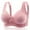 Pink, variant on ALLLIST Cotton Women's Bras Wireless Push up Bralette Lace Plain Pink Comfy T-Shirt Women's Underwear
