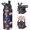 Basketball and Star Navy Pattern, variant on Basketball and Lightning Black Pattern Insulated Water Bottle with Straw, Vacuum Insulated Stainless Steel Drink Container Built-in Carry Handle Gifts Ideas for Teens Adults Office Workers Teachers