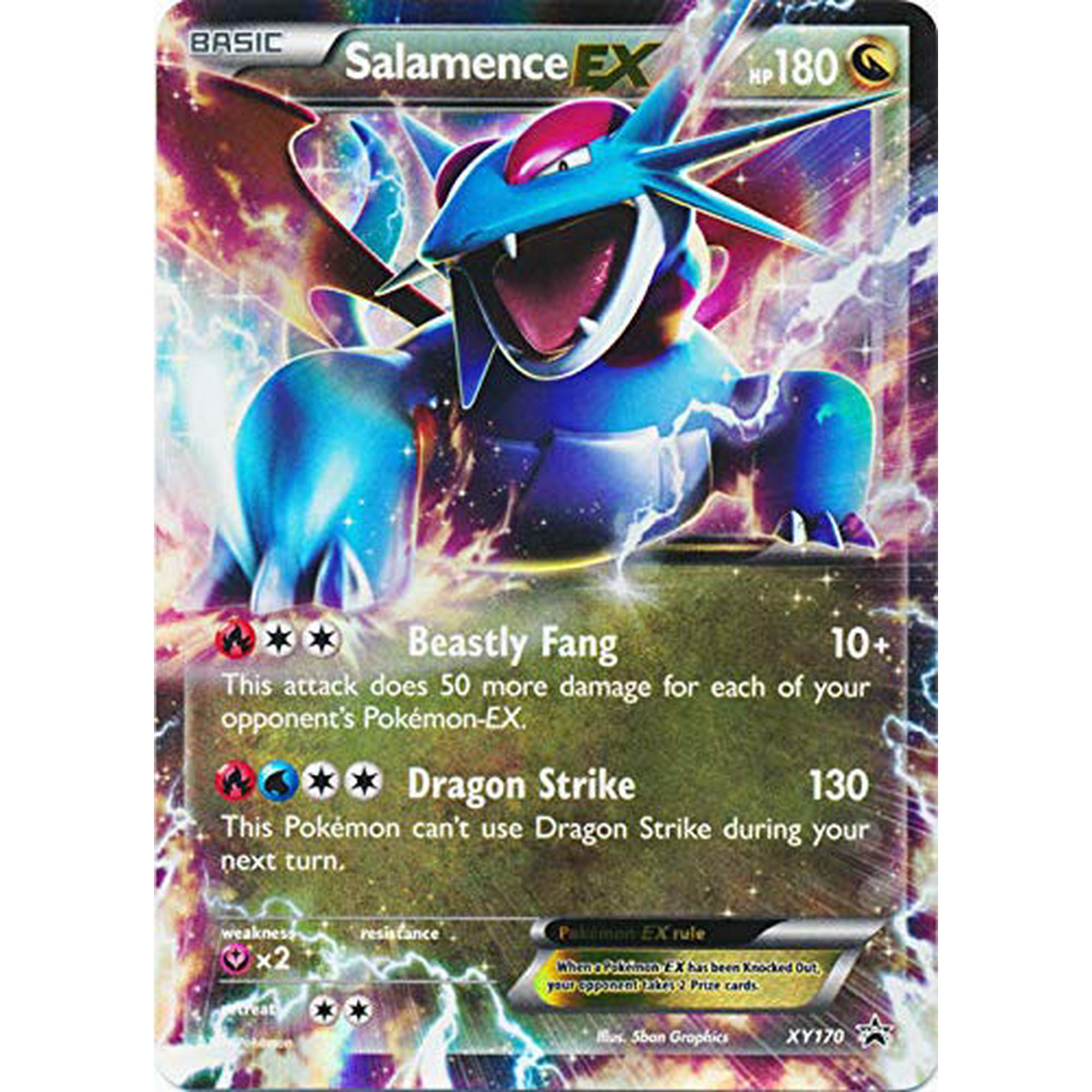 Salamence Ex Xy170 Ultra Rare Promo Xy Black Star Promos Walmart Canada