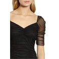 thumbnail image 4 of 1.STATE Womens Ruched Sleeve Bodycon Dress, Black, Medium, 4 of 4
