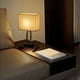thumbnail image 4 of RKSTN Wall lamps Bedside Table Lamp With 2 USB Charging Portsh And 2 AC Sockets Press Lamp With Fabric Linen Shade For Living Room Bedroom Office Reading Work, 4 of 8