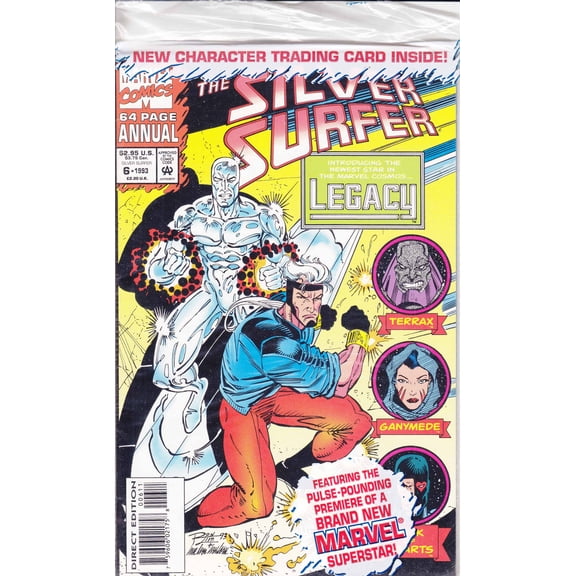 Silver Surfer, The (Vol. 3) Annual #6 (with card) VF ; Marvel Comic Book