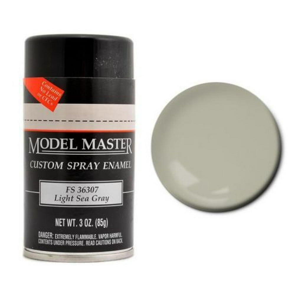 TESTORS Flat Light Sea Gray Spray Enamel Paint Fs 36307
