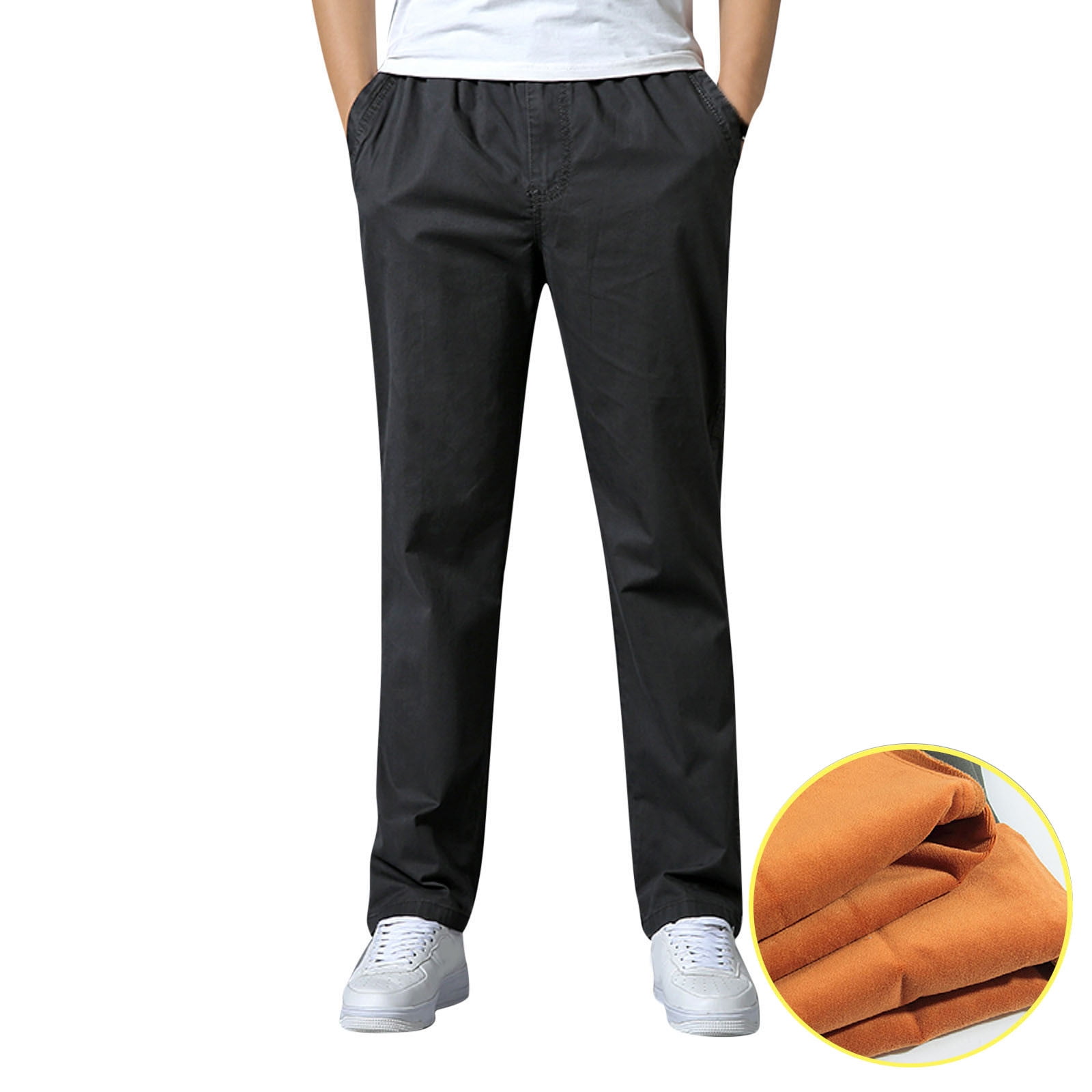 Mens cotton workout pants hot sale