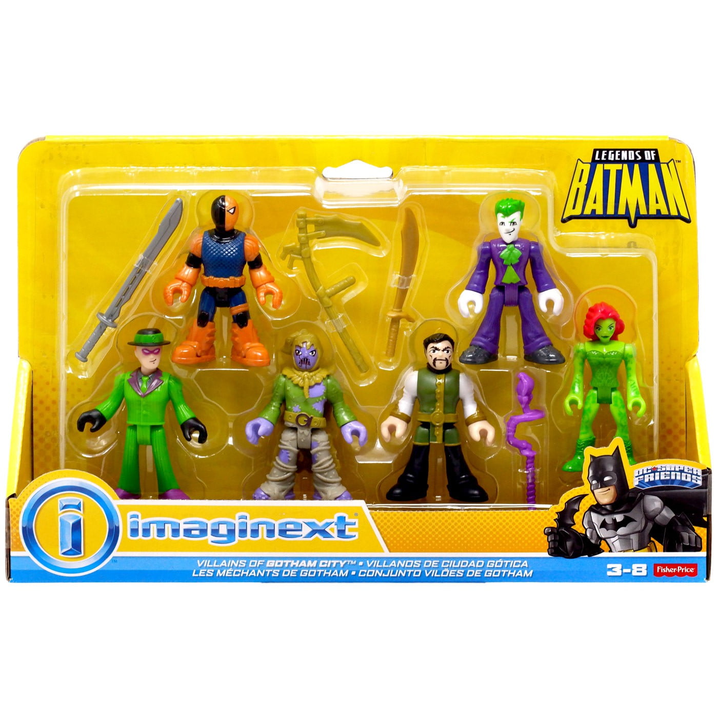 Fisher-Price Imaginext DC Super Friends Villains of Gotham City Action Figure, 6 Pack