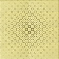 thumbnail image 1 of Ahgly Company Machine Washable Indoor Square Transitional Corn Yellow Area Rugs, 8' Square, 1 of 7