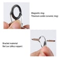 thumbnail image 4 of Goriertaly 7pcs Fishing Rod Tip Kit Guides Ring Lightweight Self-Assembly Rustproof Fishings Gear Fish Accessories High Hardness, 4 of 6