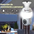 thumbnail image 3 of Lagom Cámaras De Seguridad Cámara Ip Con Bombilla E27 Visión Nocturna Wifi Panorámica De 355° 1080p Hdpara Hogar Inteligente Fácil De Instalar Diseño De Iluminación Led, 3 of 8