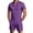 M10-Purple, variant on Rhoudy Men Pants Straight Leg Jumpsuit Short Sleeve Stand Collar Romper Piece Shorts Summer Outfit Fashion Mens Clothes S Yellow
