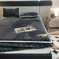 1pc Plain Bed Cover Warm Fitted Sheet for Winter fundas de colchón