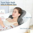 thumbnail image 7 of Luxury Bath Cushion, Full Body Bathtub Pillow with 160 Suction Cups, Bath Mat for Head and Neck Support, with Laundry Bag (White, 51.2" x 16.2"), 7 of 7