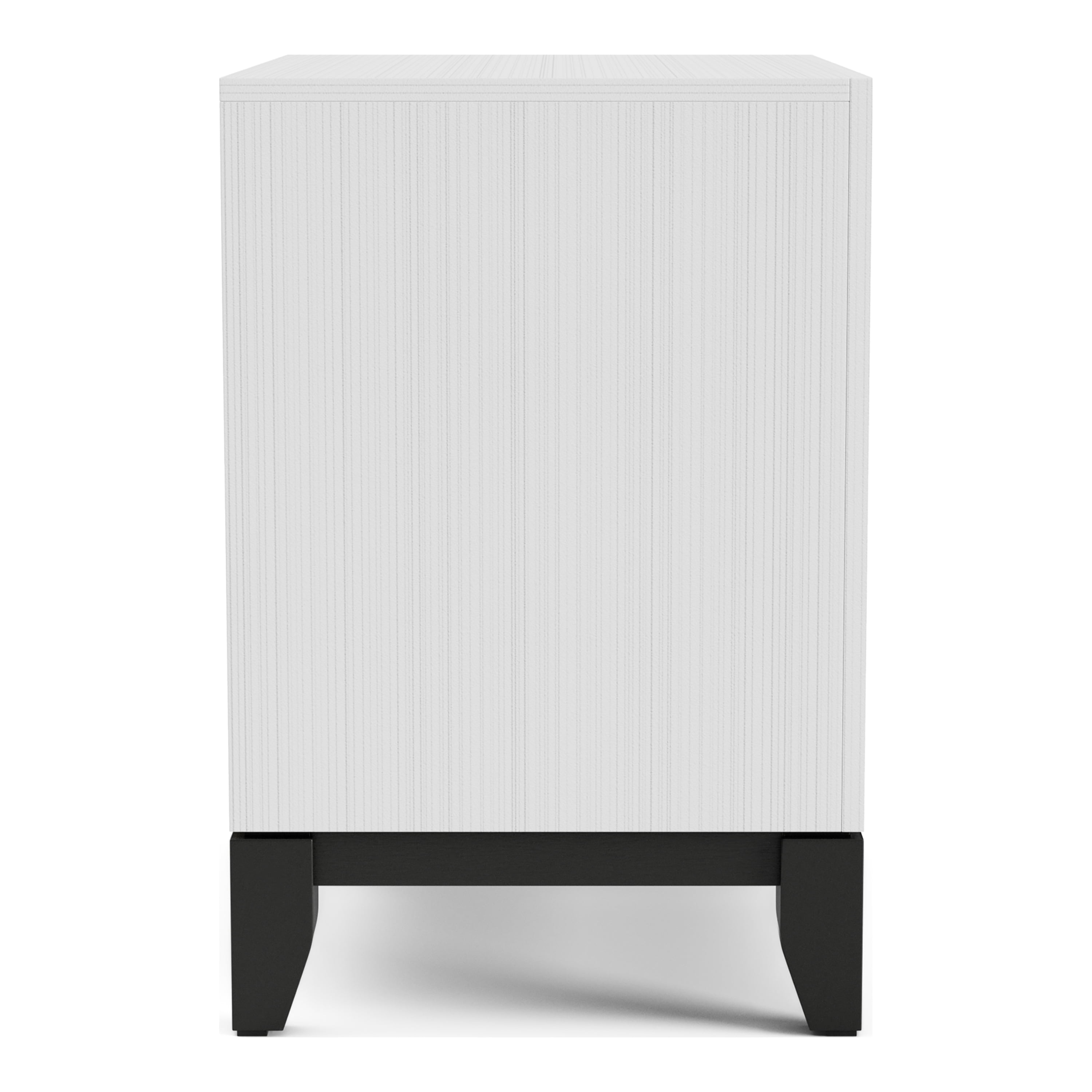 Furniture of America Trey Contemporary 2-Drawer Adult Nightstand, White