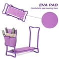 thumbnail image 4 of Multifunctional Kneeler & Gardening Stool Heavy Duty Garden Kneeler Seat and Bench with 2 Tool Pouches & 1 Gloves, 4 of 8