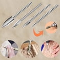 thumbnail image 4 of Herramienta para tallar madera, juego de brocas para tallar madera de acero de alta velocidad para cortador giratorio, broca accesoria de broca de grabado de 4 piezas, broca para tallar madera, 4 of 7