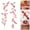 A, variant on ZLBDYG 1.75m Artificial Christmas Red Berry Vine Garland - Festive Border Decoration for Holiday Home Atmosphere - Flexible Christmas Vine for Mantel, Staircase and Door Frame Decor