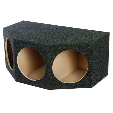 High Performance Subwoofer Enclosure Box - QPower BASS12 3 Hole 12