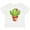 AA-White, variant on Inktastic Cute Cactus with Flower Hairpiece Boys or Girls Toddler T-Shirt
