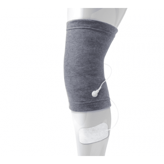 TensCare KneeStim Conductive Garment – Silver-Knit Knee Sleeve for TENS/EMS Electrotherapy Devices