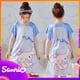 thumbnail image 2 of Sanrios-Camisón de dibujos animados para niños, vestido de pijama de manga corta, ropa de casa, Hello Kitty, Cinnamoroll, Kuromi, Kawaii, Verano gym unisex, 2 of 2