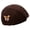 Brown, variant on Pizza Throwing Suede Duck Bill Ivy Hat - Black OSFM