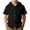 Black, variant on Boy Shirts Size 8 , Boys' Fashion , Animal Shirts,Boys Cardigan Short Sleeve Open Front Shirt Casual Summer Beach Breathable Top For Kids