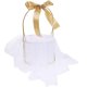 thumbnail image 3 of White Iron Decorative Basket for Home Storage and Display with Handles 10.2 Inches, 3 of 4